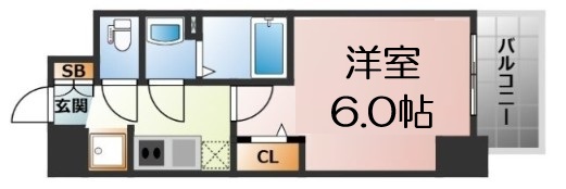ファステート難波ヴィラントの間取り写真