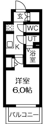 グランカリテ大阪城EASTの間取り写真