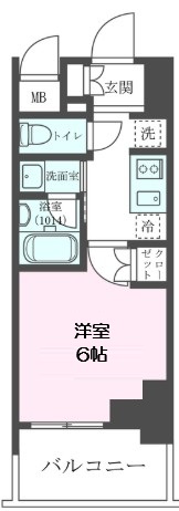 クレストコート靱公園 THE CLASSの間取り写真