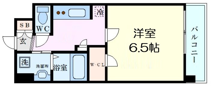 スプランディッド新大阪DUEの間取り写真