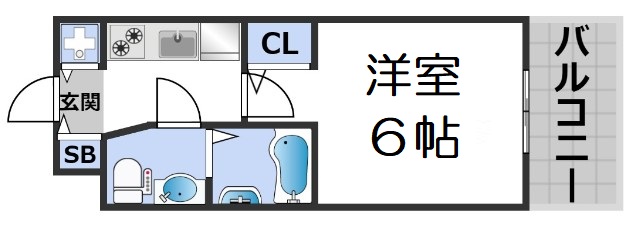 S-RESIDENCE北浜の間取り写真