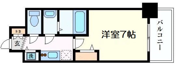 プレサンス水都OKAWAの間取り写真