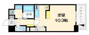 ブランクレール谷町の間取り写真