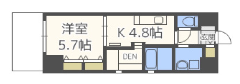 ARROW FIELDS貮番館の間取り写真