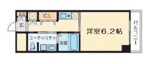 十三本町ウインズマンションIIの間取り写真