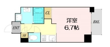 レオンコンフォート上本町の間取り写真