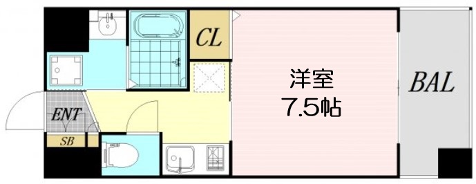 willDo新大阪の間取り写真