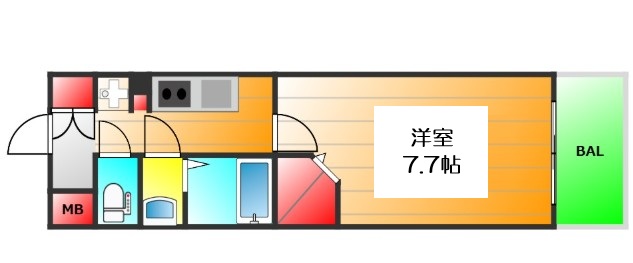 Alivisドーム前の間取り写真