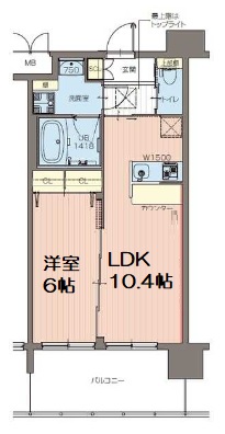 Dimus福島の間取り写真