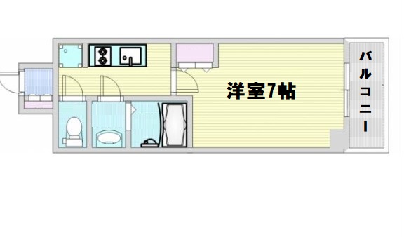 プレサンス大阪福島シエルの間取り写真