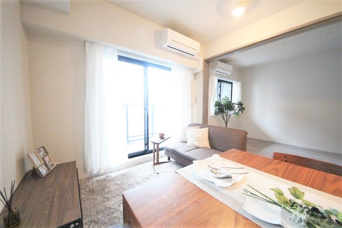 SK RESIDENCES SHINSAIBASHIの居間写真