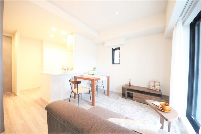 SK RESIDENCES SHINSAIBASHIの居間写真