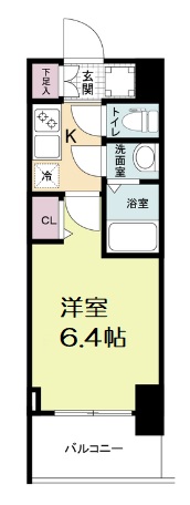 WORVE大阪本町の間取り写真