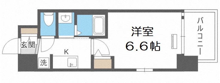 エステムコート新大阪XIVアイシーの間取り写真