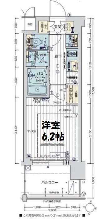 エステムコート新大阪XIIIニスタの間取り写真