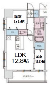 スプランディッドライズ新大阪ノースの間取り写真