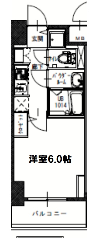 S-RESIDENCE南堀江の間取り写真