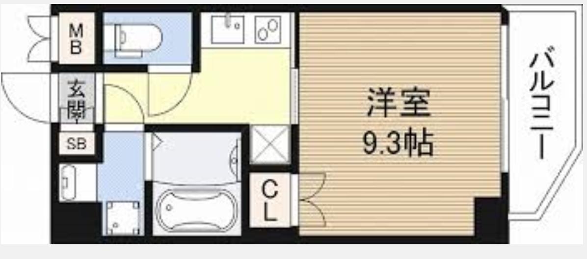 クレアート難波南イービスの間取り写真