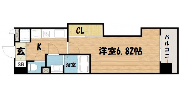 Luxe難波西IIIの間取り写真