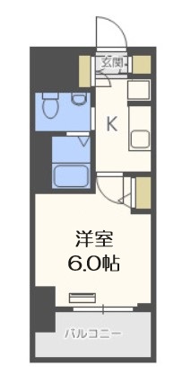 エステムプラザ難波WESTIIプレディアの間取り写真