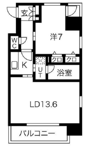 S-RESIDENCE淀屋橋の間取り写真