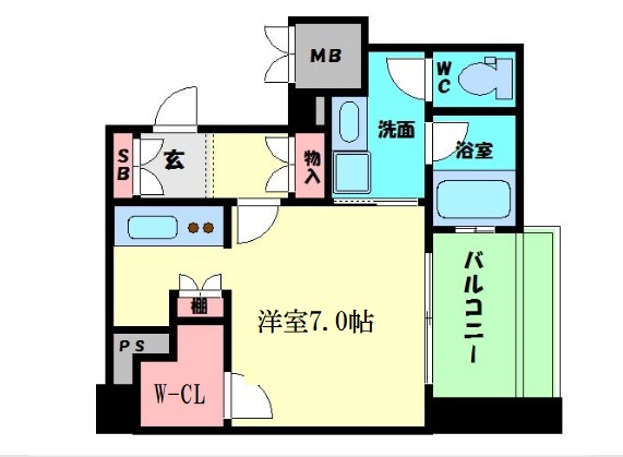 リーガル岡崎橋の間取り写真