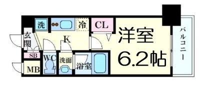 プレサンス東三国駅前グランクラスの間取り写真
