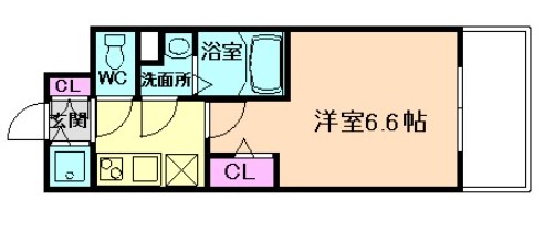 エスリードレジデンス大阪福島イーストの間取り写真