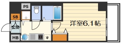 プレサンス梅田北デイズの間取り写真