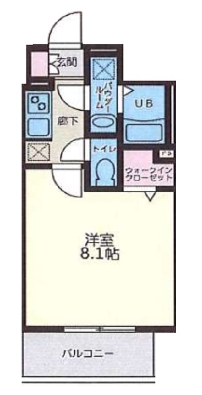 S-RESIDENCE西長堀の間取り写真