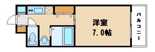 レジデンス大阪城前の間取り写真