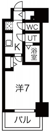 ファステートNAMBA華月の間取り写真