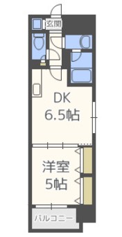 レジディア京町堀の間取り写真