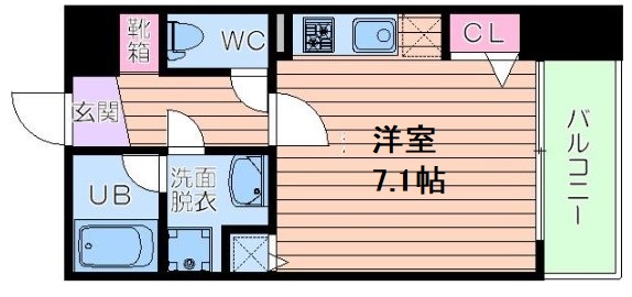 レジデンス本町の間取り写真