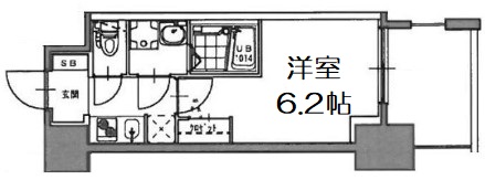 S-RESIDENCE新大阪WESTの間取り写真