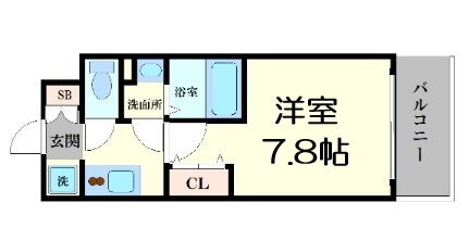 フォーリアライズ福島WESTの間取り写真