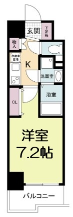 セレニテ心斎橋グランデの間取り写真