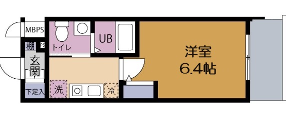 エスリード野田阪神駅前の間取り写真