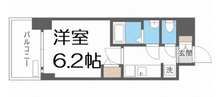 プレサンス福島ミッドエルの間取り写真