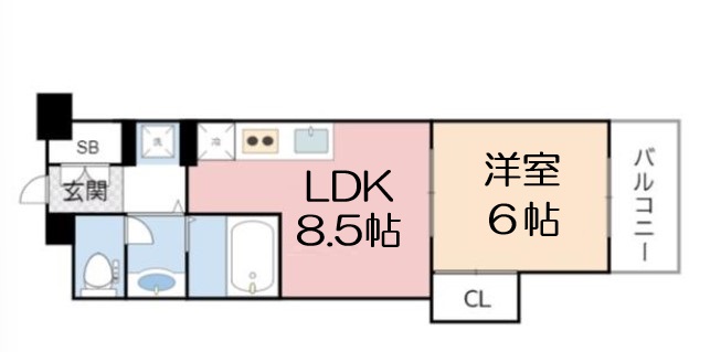 CITY SPIRE桜川IIの間取り写真