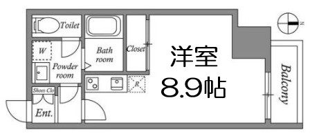 ADWResidence松屋町の間取り写真