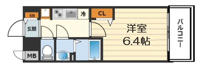 プレサンス 梅田北 ディアの間取り写真