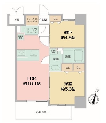 Louis Residence 弁天町の間取り写真