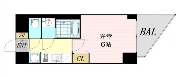 S-RESIDENCE堺筋本町Unoの間取り写真