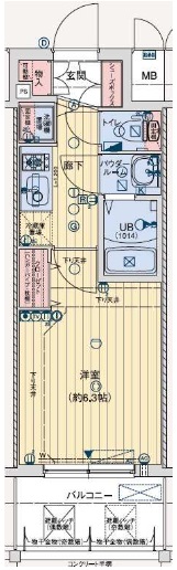 レオンコンフォート京橋の間取り写真