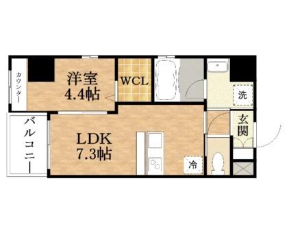 アミティエ扇町リアンの間取り写真