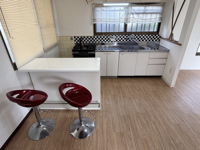 近鉄生駒線 元山上口駅 徒歩12分 2階建 築53年のキッチン写真