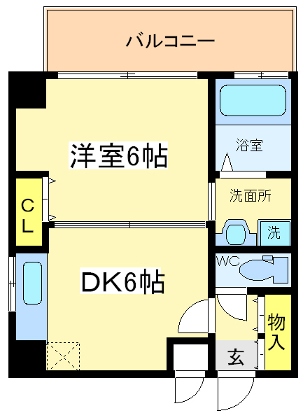 カシェット住吉の間取り写真