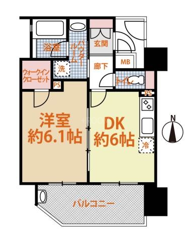 エステムプラザ梅田EASTummの間取り写真
