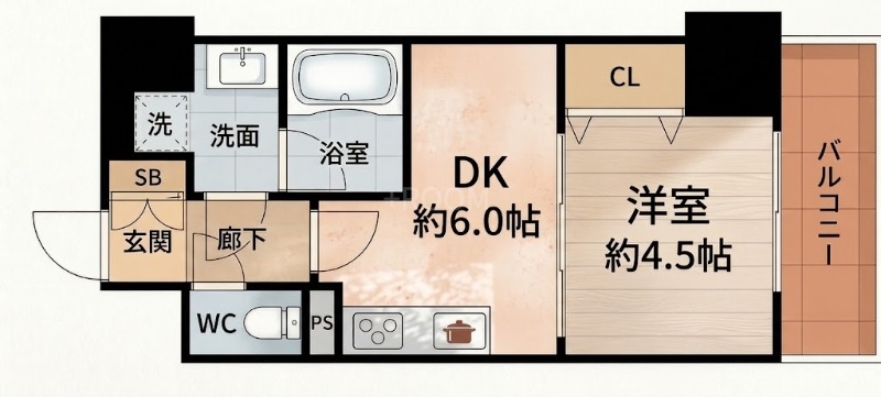 クリスタルエグゼ日本橋ummの間取り写真